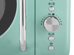 Termék kép 3 a(z) Silvercrest Retro Mikrohullámú sütő (zöld) termékhez