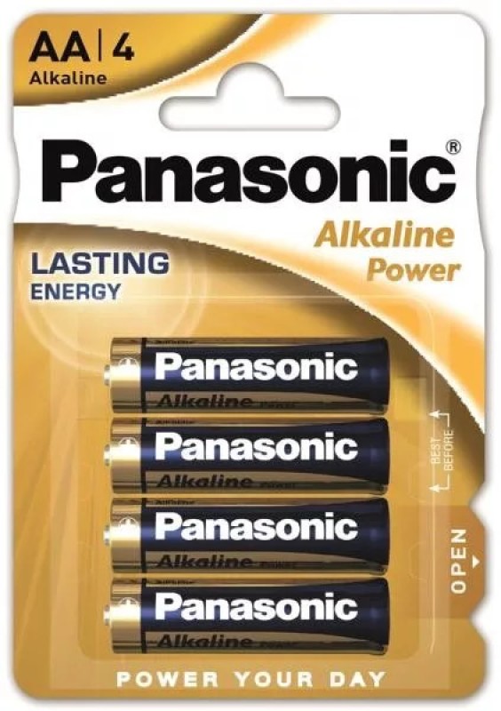 Panasonic-Alkaline-Power-AA-ceruza-elem-4dbszett kép