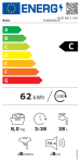 Termék kép 2 a(z) Beko WUE 8612 XS0 Elöltöltős mosógép termékhez