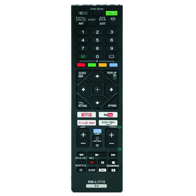 Termék kép a(z) Sony RM-L1715 Youtbe/NETFLIX univerzális távirányító prémium termékhez