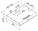 Termék kép 2 a(z) SLX SH 50 W páraelszívó termékhez