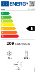 Termék kép 3 a(z) Gaba GH-265WE Kombinált hűtőszekrèny, fehèr termékhez