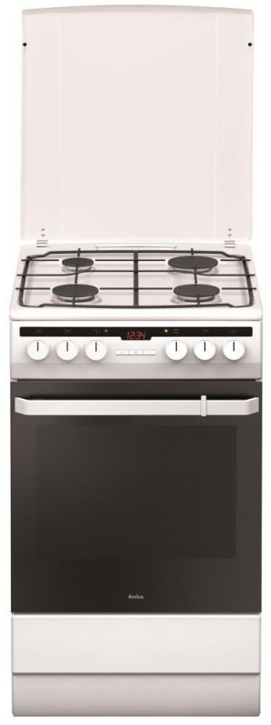 Termék kép a(z) AMICA 55898 fehér programórás , multifunkciós kombinált tűzhely termékhez