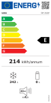 Termék kép 3 a(z) Gaba GH-242W Fagyasztószekrény termékhez