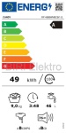Termék kép 5 a(z) Candy RP 496BWMBCB/1-S automata mosógép 9 Kg, 1400 centrifuga, Inverter M., Wifi+BT termékhez