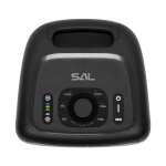 Termék kép 3 a(z) SAL BTCUBE hordozható BoomBox, vezeték nélküli hangszóró, 70W, BT TWS, USB NP3, AUX, MIC, GUITAR, BASS EQ, LED effektek, telefontöltés, power bank, vízálló termékhez