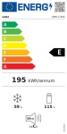 Termék kép 3 a(z) Gaba GMR-174XE alulfagyasztós kombinált hűtőszekrény Inox termékhez