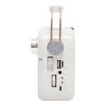 Termék kép 3 a(z) SAL RPR9 napelemes rádió multimédia lejátszóval, FM-AM-SW rádió, Bluetooth, USB és microSD csatlakozás, beépített akkumulátor termékhez