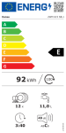 Termék kép 3 a(z) Hansa ZWM 615 SB.1 12 terítékes Mosogatógép termékhez