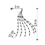 Termék kép 6 a(z) Home ML 150/WW LED fényfüzérköteg melegfehér,kültéri termékhez