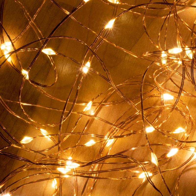 Termék kép a(z) Home ML 200/WW Micro LED-es fényfüzér-köteg, 10 füzér / 20 LED, melegfehér, kültéri kivitel termékhez