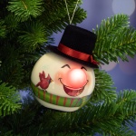 Termék kép 2 a(z) Home KID 66 LED-es hóember gömb termékhez