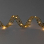 Termék kép 3 a(z) Home RLS10WW LED-es szalag mintákkal, arany színű szalag, 8 funkció, 100db melegfehér LED, 10m hosszú, 5cm széles, elemes tápellátás, beltéri kivitel termékhez
