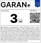 Termék kép 3 a(z) Hausmeister HM 8812A Retro szendvicssütő termékhez