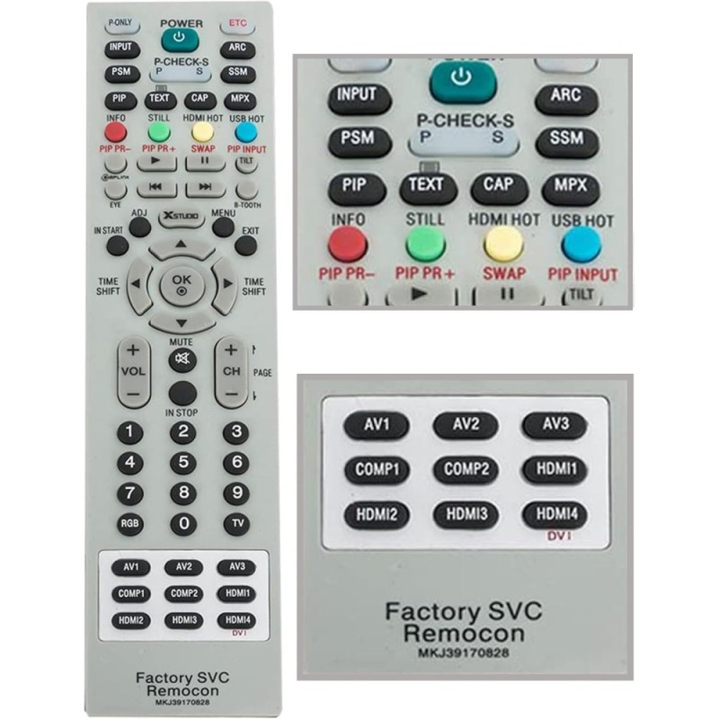 Termék kép a(z) LG MKJ39170828-MKJ39170829 Szerviz távirányító termékhez