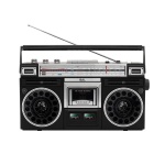 Termék kép 2 a(z) SAL RRT BROOKLYN sztereó kazettás rádiós magnó, Bluetooth, USB, microSD, MP3, felvétel, 4-sávos rádió, multimédia termékhez