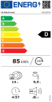 Termék kép 5 a(z) LG DF243FVS QuadWash™ gőzös mosogatógép TrueSteam™ technológiával, 14 terítékes, ThinQ™ WiFi funkció termékhez
